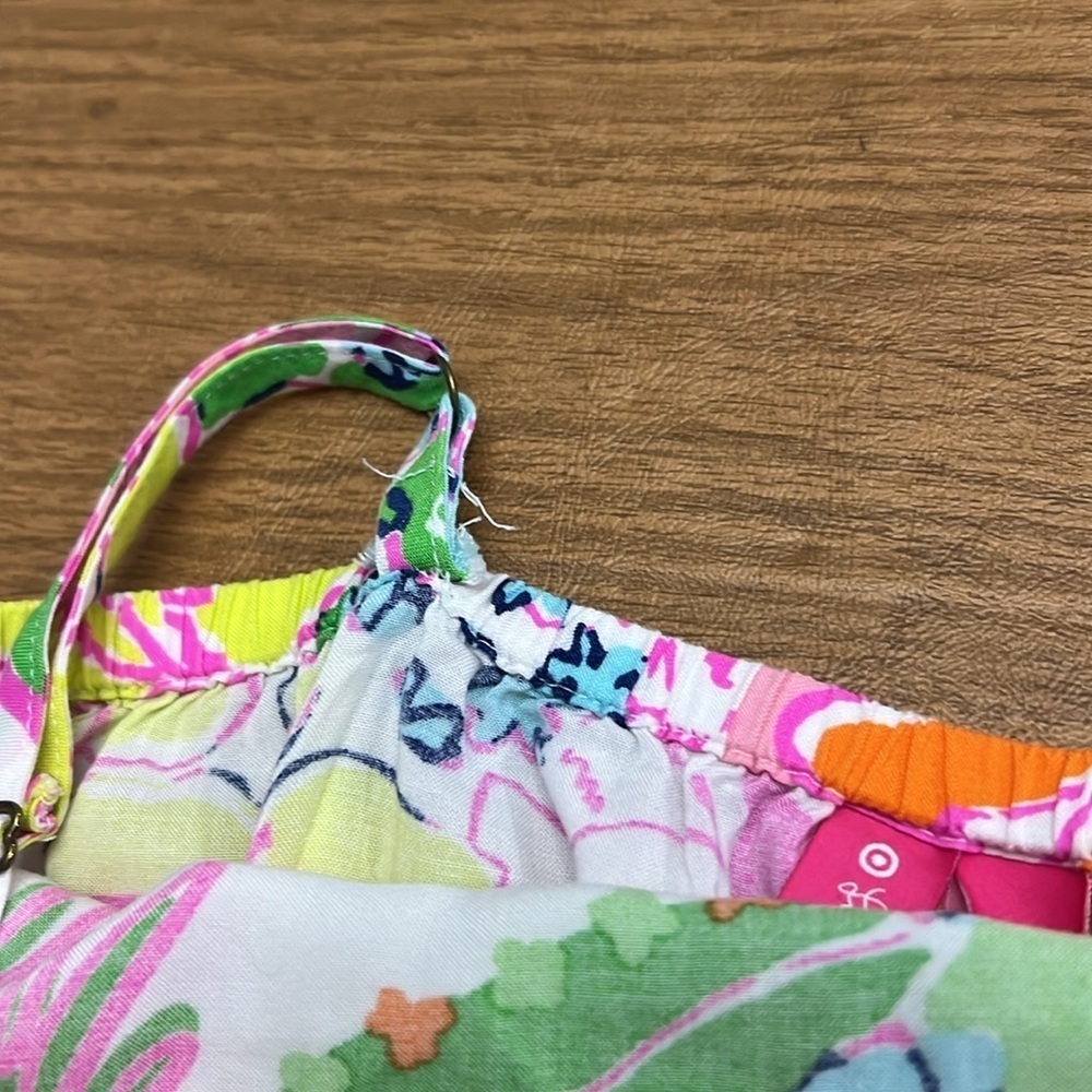Lilly Pulitzer for Target shirt romper size L 10/12 - Picture 6 of 8
